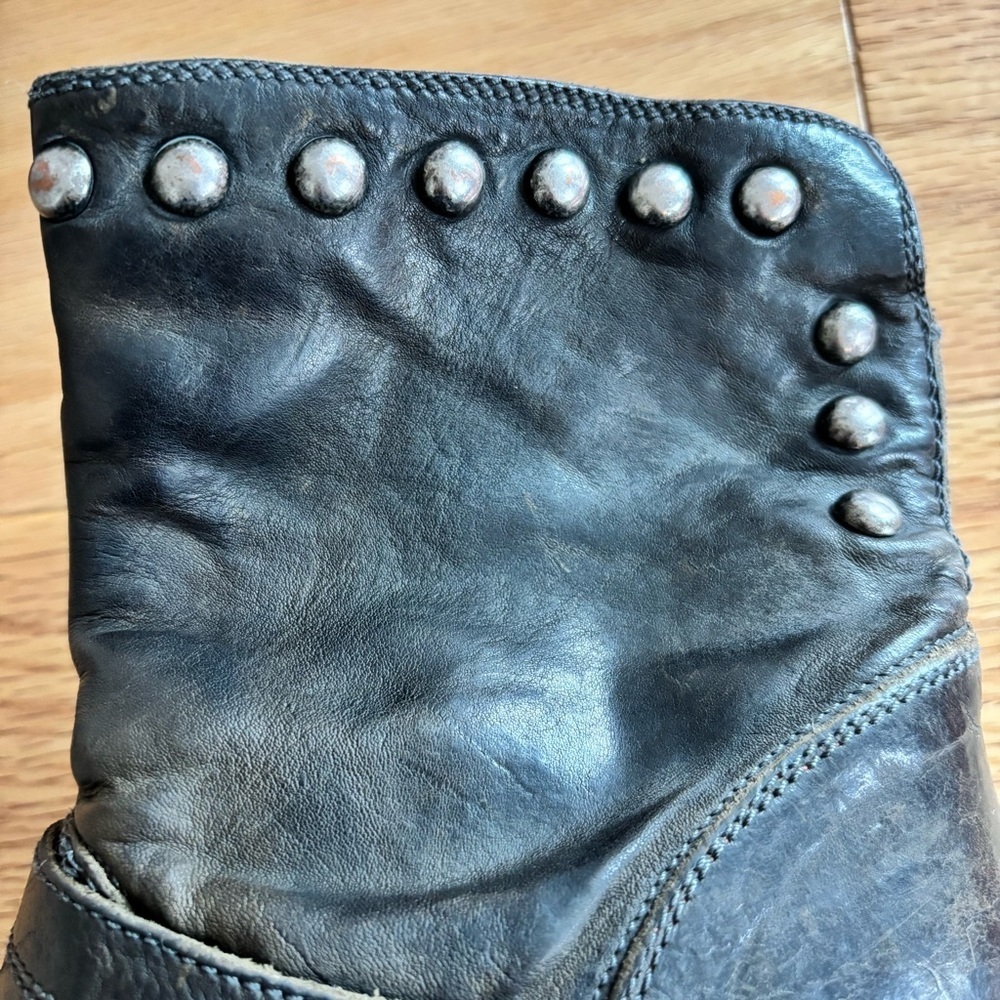 🐎 OXS Heeled Brown Leather Boots - size 38​​ - Picture 7 of 9